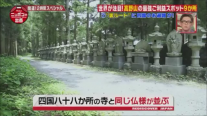 四国八十八ヶ所と同じ功徳が得られる高野山の霊場