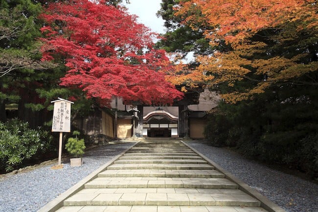 金剛峯寺の紅葉